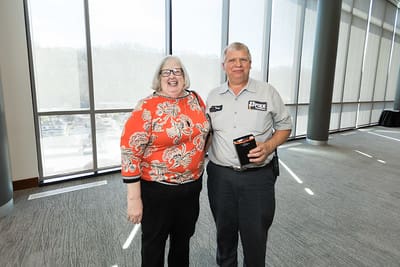 UPIKE professor Nancy Cade and staff member Jerry Little