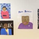 Art displayblack lives matter gallery art piece