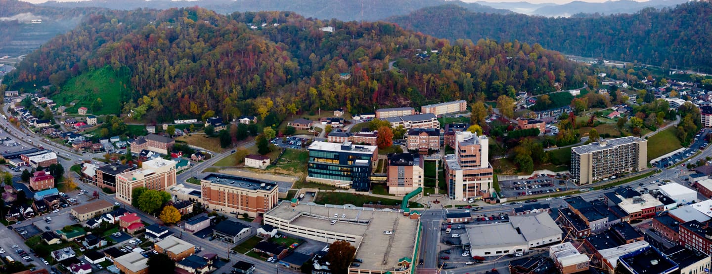 campus by drone