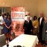 President Webb with alumni