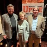 Norma Edwards pictured with her husband and son.