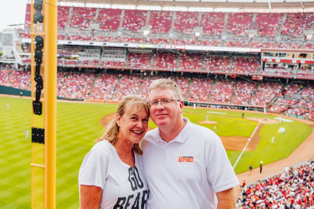 Alumni attending Cincinnati Reds Event