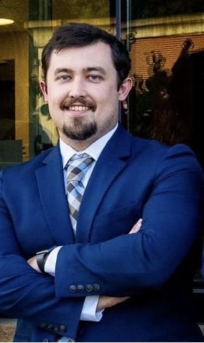 headshot of optometry student Elijah Riffe