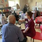 remote eye exam for community