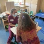 remote eye exam for community