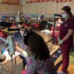 remote eye exam for community